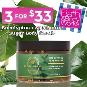 Bath & Body Works Aromatherapy Eucalyptus + Spearmint Body Scrub